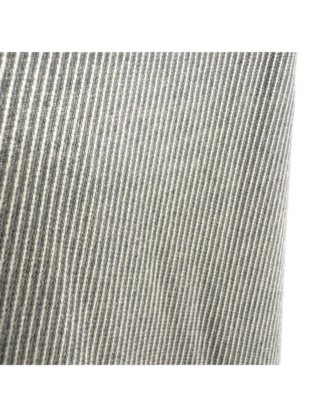 Asos Design Mens Striped Pleated Trousers Beige Grey Cream Size 36